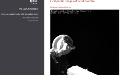 First public images of BepiColombo