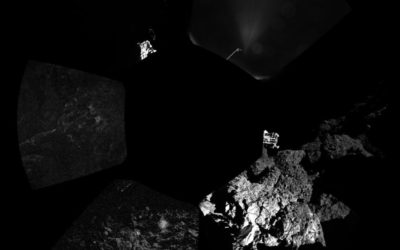 First panorama around the lander