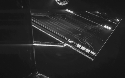 Rosetta CIVA image of solar panel