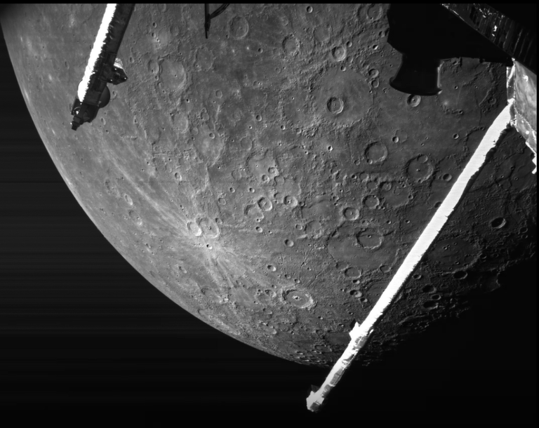 Video of BepiColombo’s second Mercury flyby